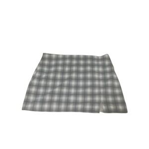 Gray Plaid Women's Skirt